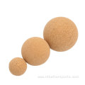 Custom high density cork yoga ball muscle massage